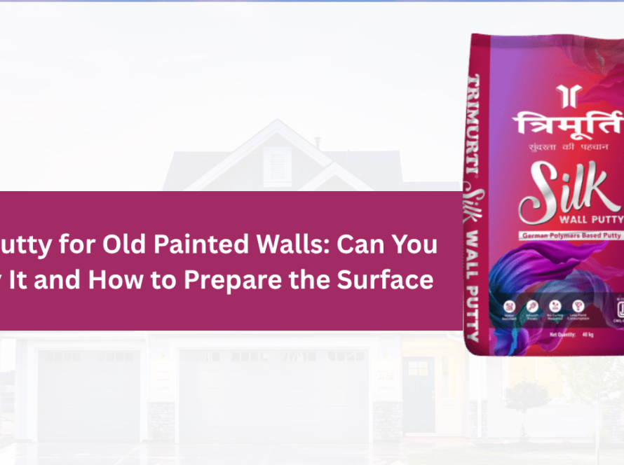 wall putty over the paint