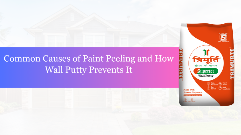putty on wall
