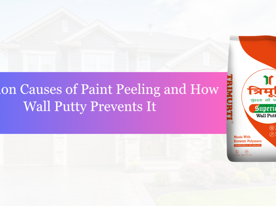 putty on wall